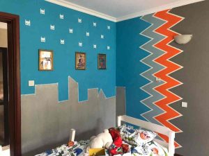 Making an expat home your own 2 how to paint a skyline