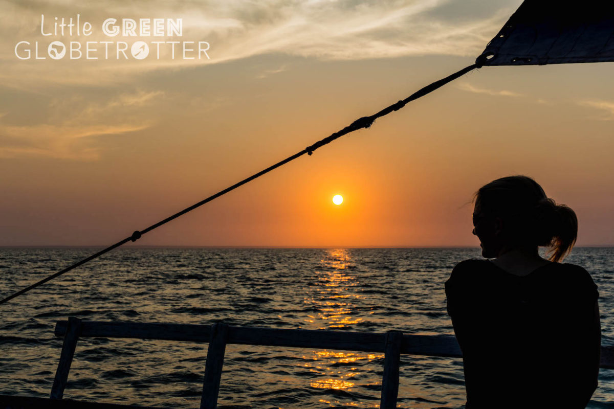 Eco Travel Africa - 12 Conservation Friendly Adventures 13 Sunset dhow Mozambique scaled