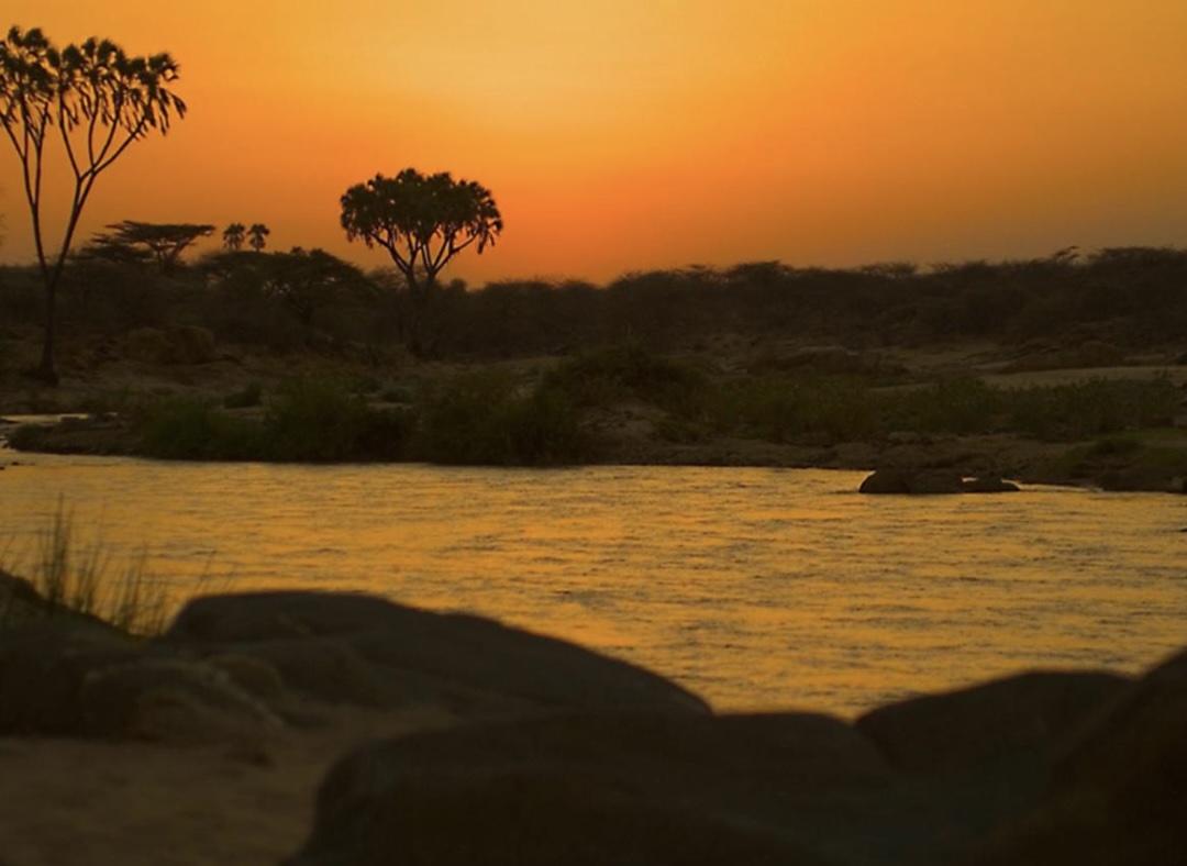 Escape the Crowds - Safari at Samburu National Reserve Kenya 6 Sunset at Sarova Shaba Game Lodge
